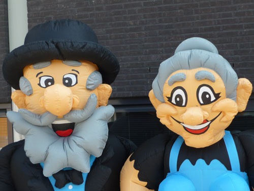 bruidspaarcartoonouder