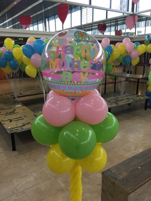 Ballonnenpilaar voor Moederdag