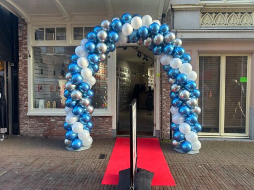 Ballonnenboog met chrome glans ballonnen