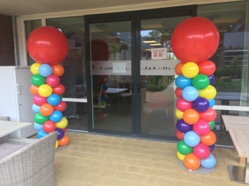 Standaardglans pilaren met assorti van kleuren