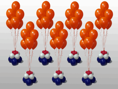 7 grondboeketten in Hollandse kleuren